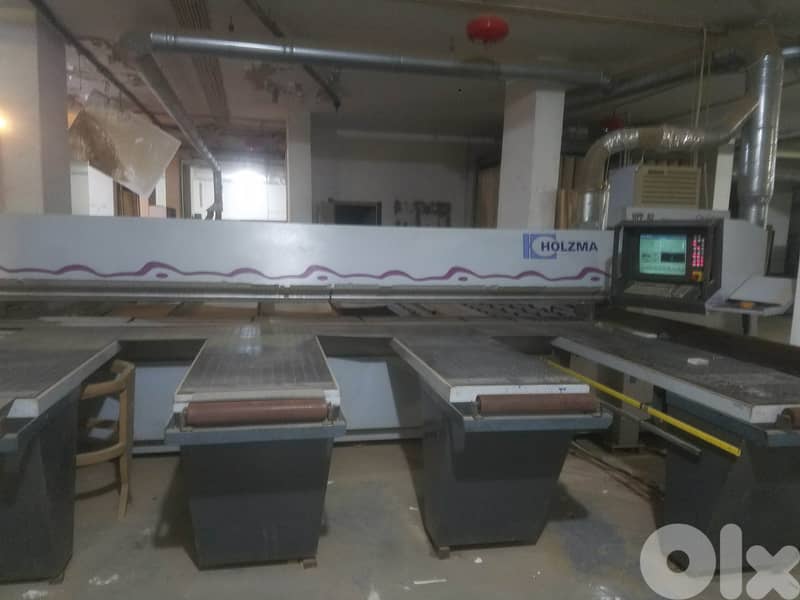 Holzma Panel saw Hpp82 Optimat wood factory machines 1