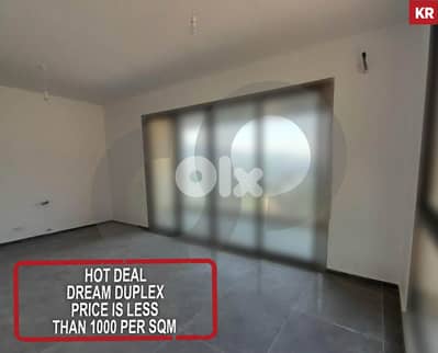 Spacious Brand New Duplex – Prime Location in Baabdat REF#KR122368