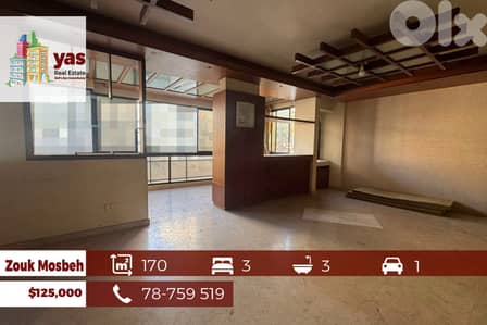 Zouk Mosbeh 170m2 | Catch | Prime Location | Catch | EL