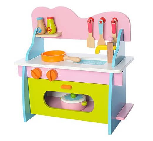 Wooden Small Kitchen With Accessories - مطبخ خشبي صغير مع إكسسوارات 0