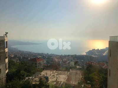 Amazing view from Ghazir | Furnished apartment for rentشقة في غزير