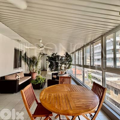 Furnished Rooftop Apartment for Rent – Tiangle d'or, Achrafieh