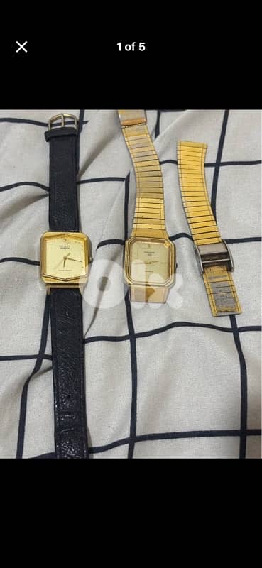 2 original orient watches -parts