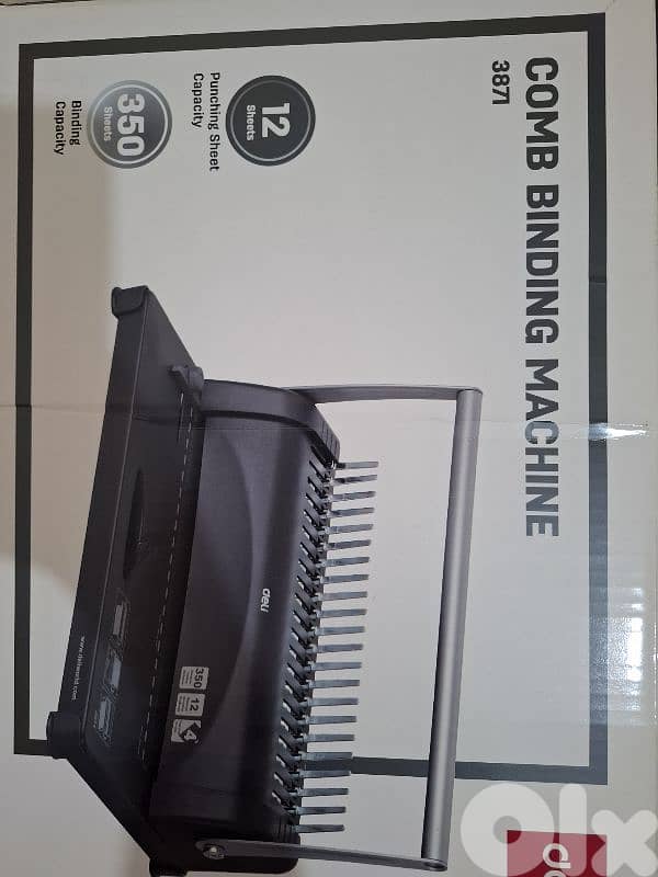 Deli Comb Binding Machine 3871 0