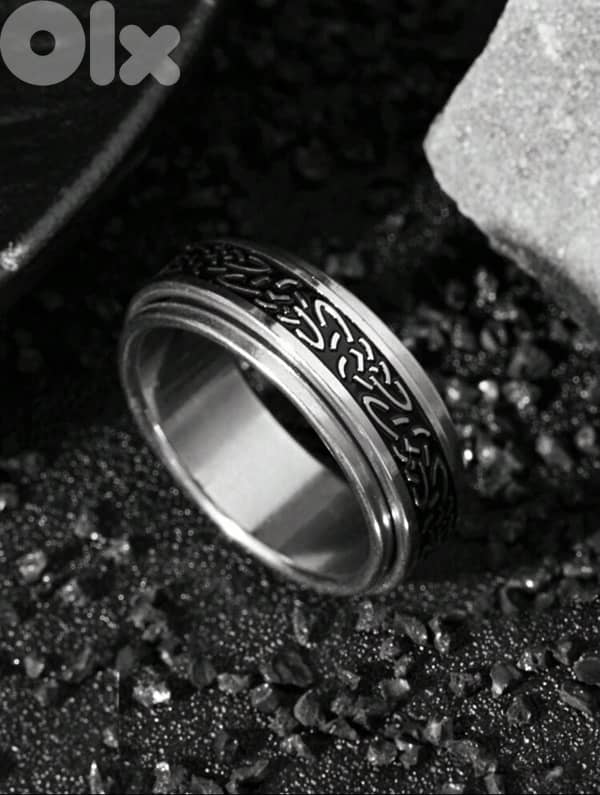 Silver Stainless Steel Ring 0
