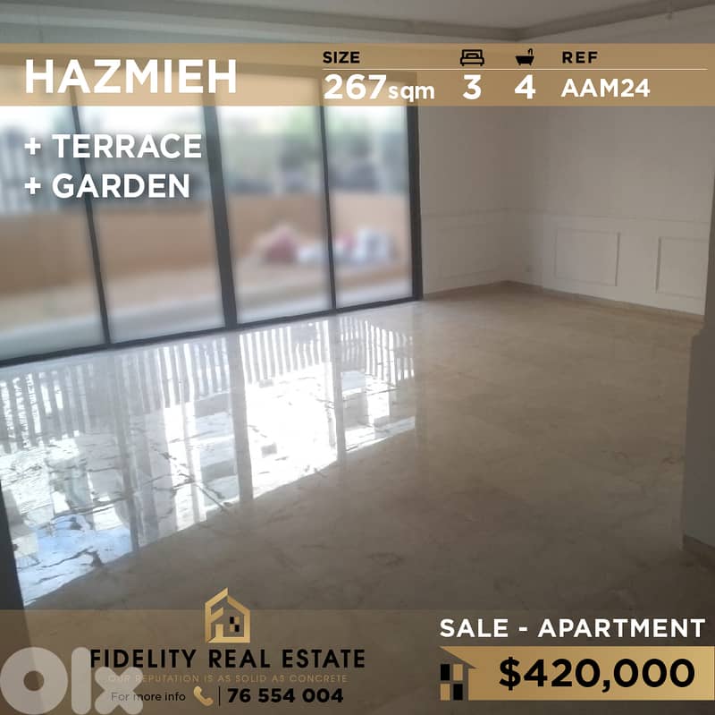 Apartment for sale in Hazmieh AAM24 شقة للبيع في الحازمية 0