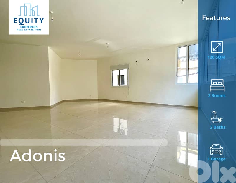 Brand New 120 SQM Apartment For Sale In Adonis شقة للبيع #RK213427 0