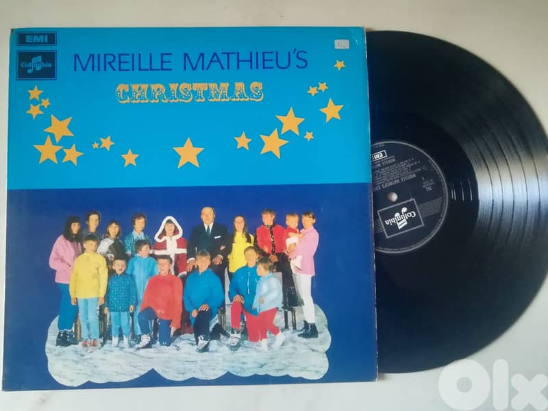 Mireille Mathieu s christmas vinyl album 0