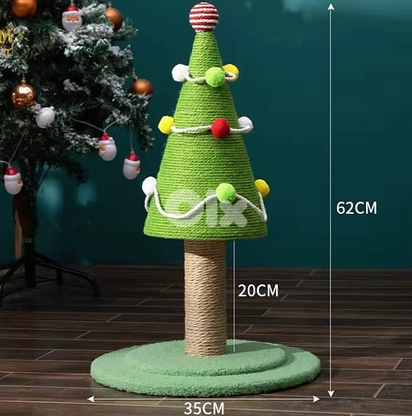 Christmas Tree Cat Scratcher 1