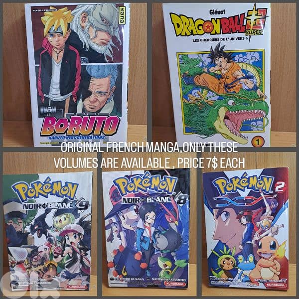 A big collection of Japanese mangas, all original. barely used 1