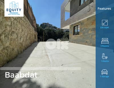 220 SQM Apartment With 150 Terrace For Sale In Baabadat #JN2139142