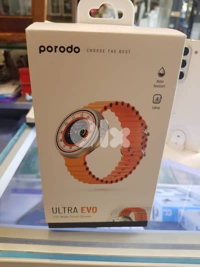 Porodo ultra evo smart watch orange