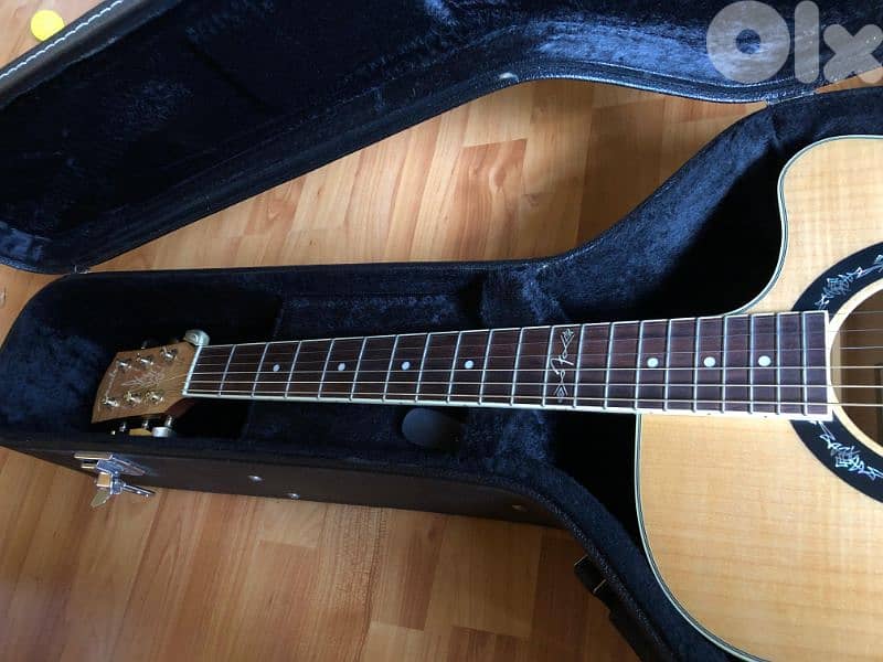 Fender T-Bucket 400CE Exotic Flamed Maple electro acoustic +gear+case 6