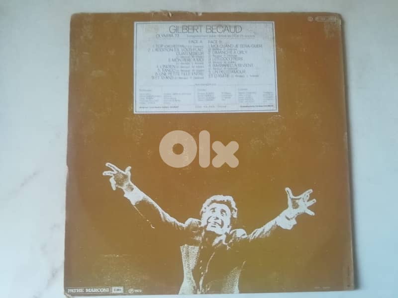 Gilbert Bécaud – Olympia 73 vinyl 2