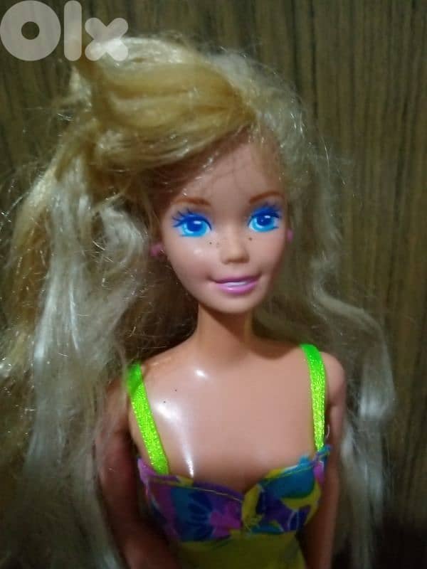 BARBIE and THE ALL STARS Mattel1989 ultra Rare Great doll 2 tones hair 2