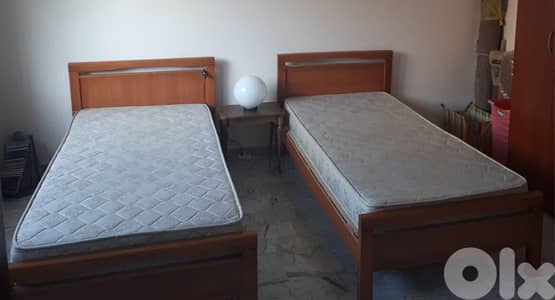 Two beds with matresses