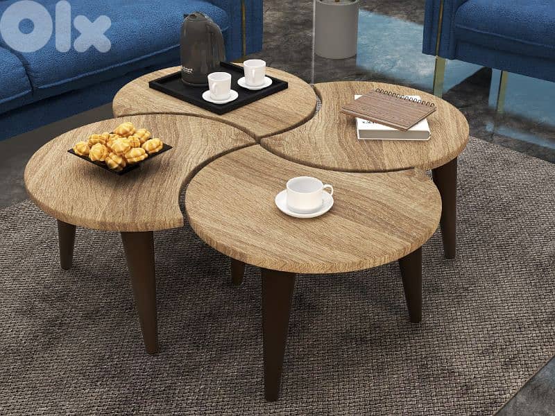 Flower Coffee Table with movable parts 0