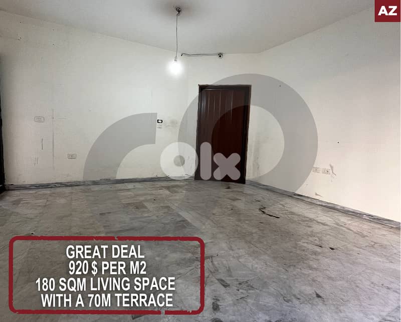 250 sqm apartment for sale in Beirut-Burj Abi Haidar REF#AZ126622 0