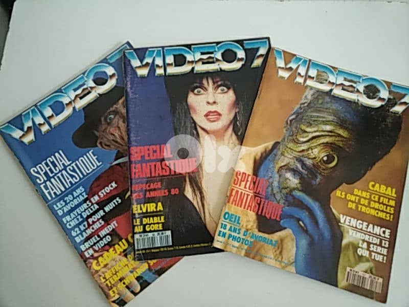 Old Video 7 Magazines Special Fantastique (3 mag) - Not Negotiable 0