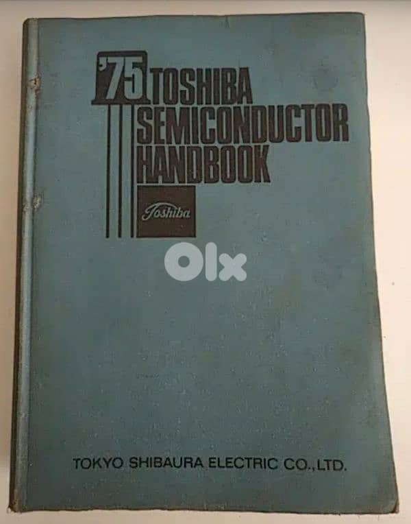 Old Toshiba semiconductor handbook 1975 - Not Negotiable 0