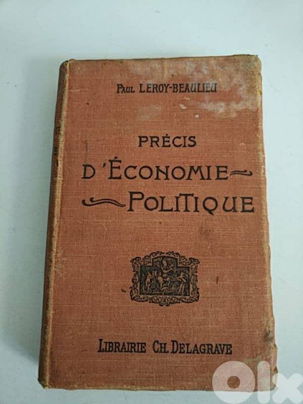 Very old book Precis d'économie politique - Not Negotiable 0