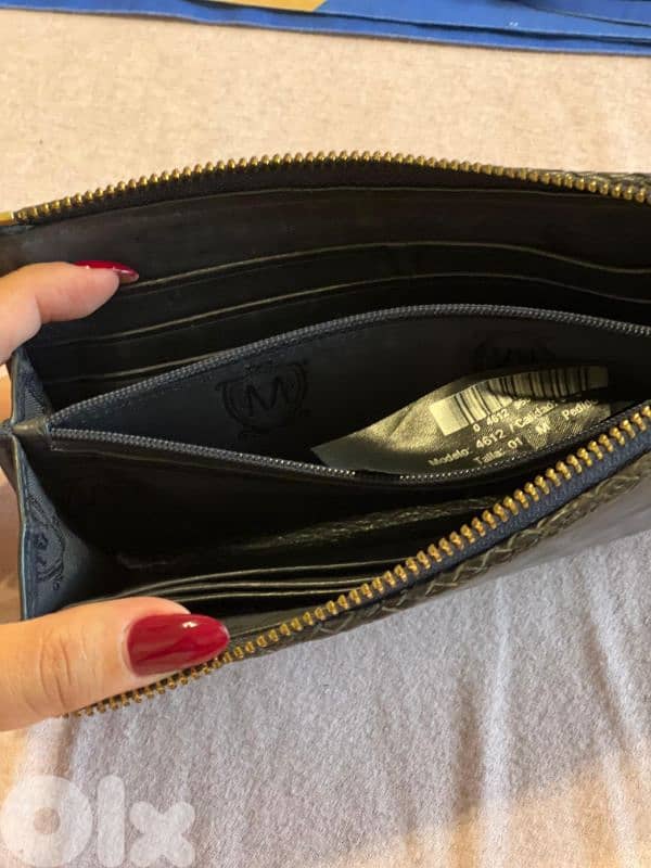 massimu dutti genuine cow leather wallet 2