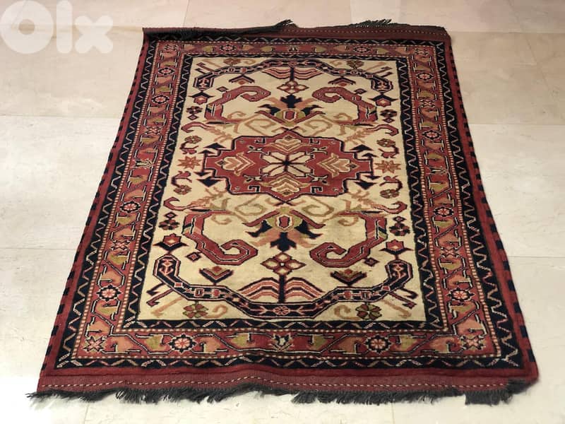 Kargai Rug Handmade Knotted Afghan 0