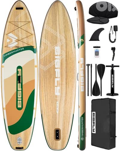 BIGFLY TIMBERHUNTER WOOD stand up paddle board SUP + Kayak (2 in 1)