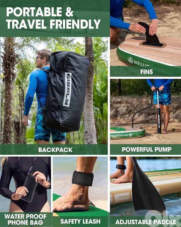 BIGFLY TIMBERHUNTER WOOD stand up paddle board SUP + Kayak (2 in 1) 5