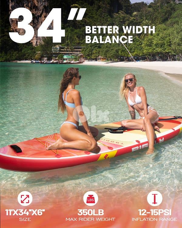 BIGFLY Tropical stand up paddle board SUP & Kayak (2 in 1) 1