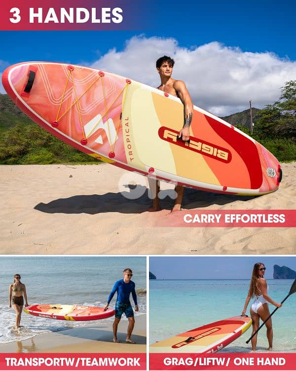 BIGFLY Tropical stand up paddle board SUP & Kayak (2 in 1) 3
