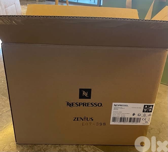 New Nespresso Reduced price Zenius Aluminium coffee machine 6