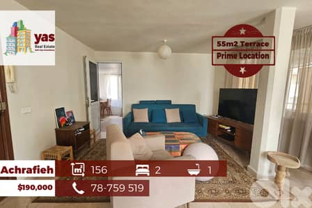 Achrafieh 156m2 | 55m2 Terrace | Duplex | Prime Location | Catch | OH