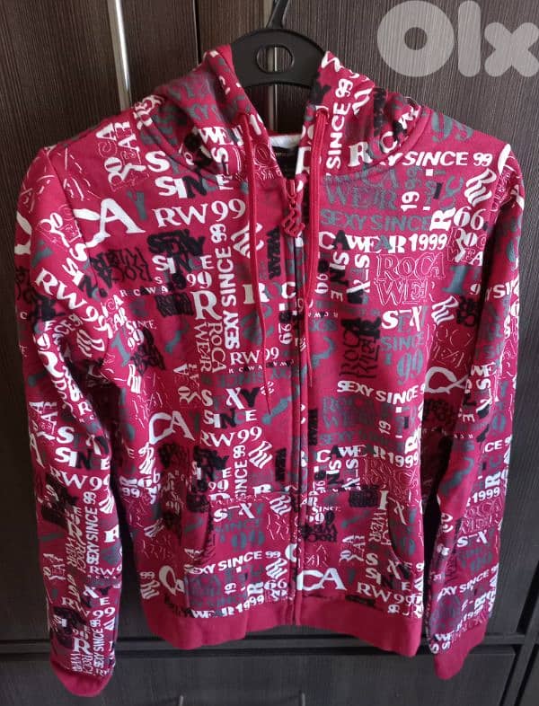 Slim fit Hooded Cotton Sweater 1