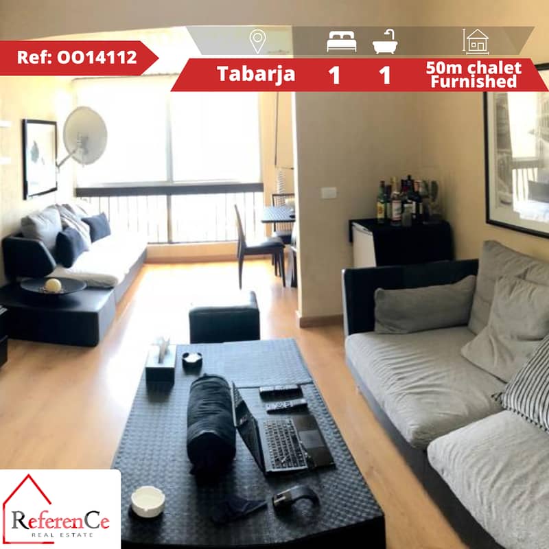 Furnished chalet in Tabarja for sale شاليه مفروشة في طبرجا 0