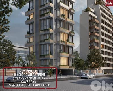 Modern Duplex Project – Achrafieh – 3-Year Payment Plan REF#KA127055