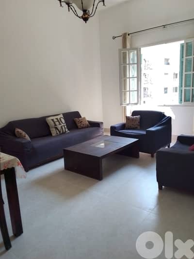 FULLY FURNISHED APT IN HAMRA PRIME (150SQ) 2 BEDROOMS , (HAMR-297)