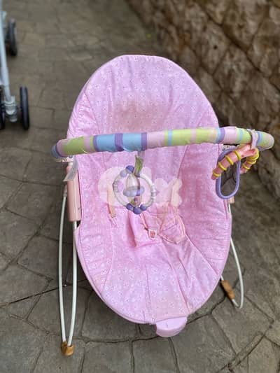 Baby Relax Rocker Bouncer Pink
