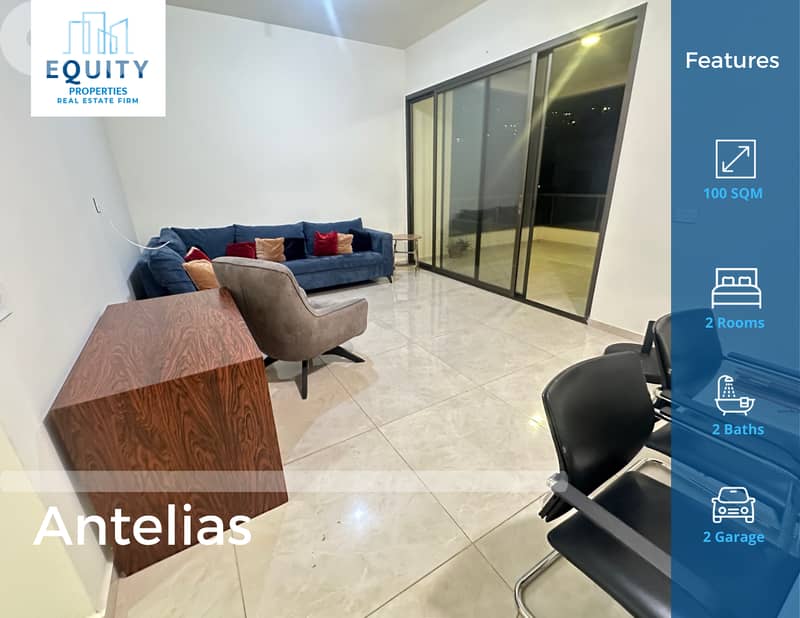 100 SQM Apartmen For Rent In Antelias شقة للإيجار #GD214419 0