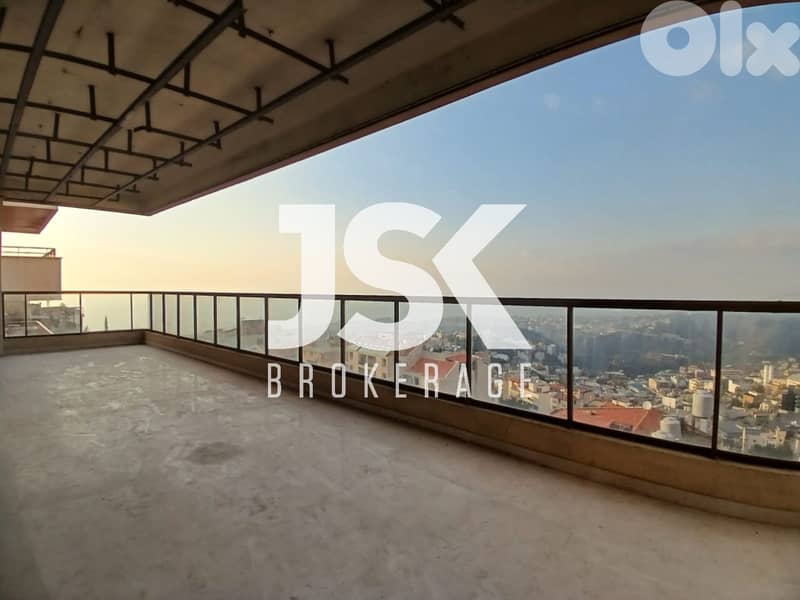 L19386 - Spacious Apartment With Panoramic View For Sale in Elissar 0