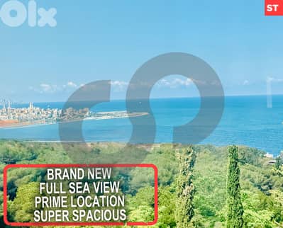 brand new, sea view, luxurious, sahel alma/ساحل علما REF#ST127068