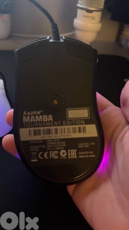 Razer Mamba RGBtournament edition+razer mouse pad 1