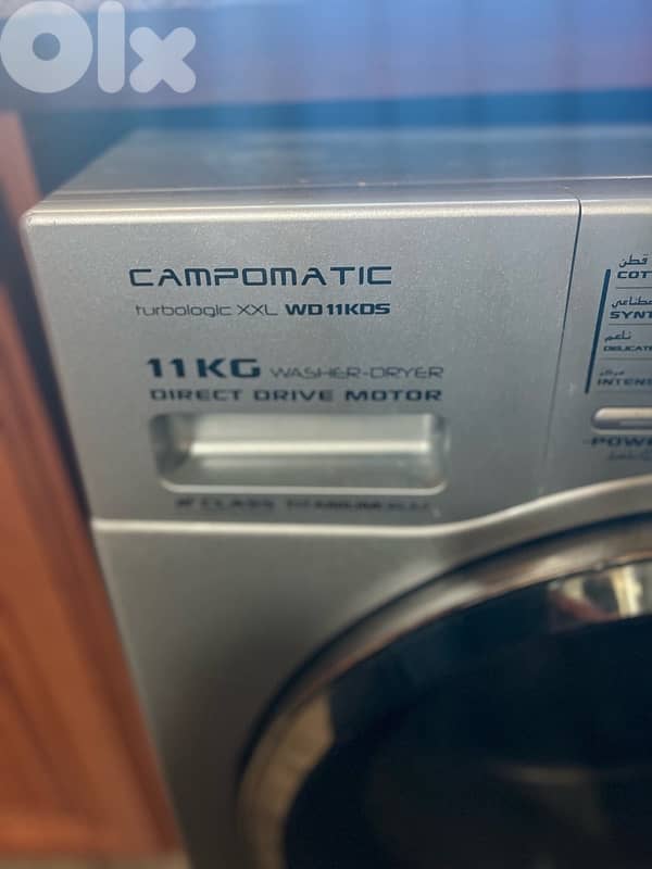 campomatic washer-dryer machine 11 kg 1