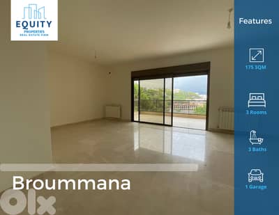 175 SQM Apartment For Sale In Broummana شقة للبيع #JN214690