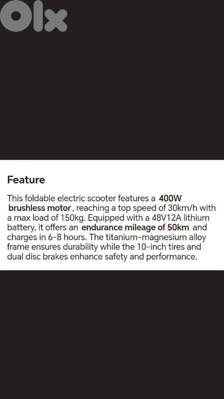 Electric scooter a9 like new 6