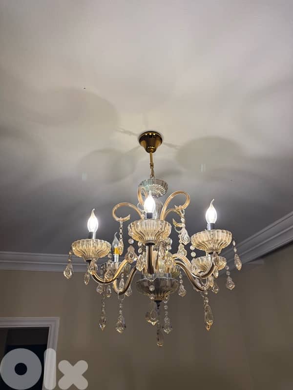 Salon, Dining Room & 2 Chandeliers for Sale 8