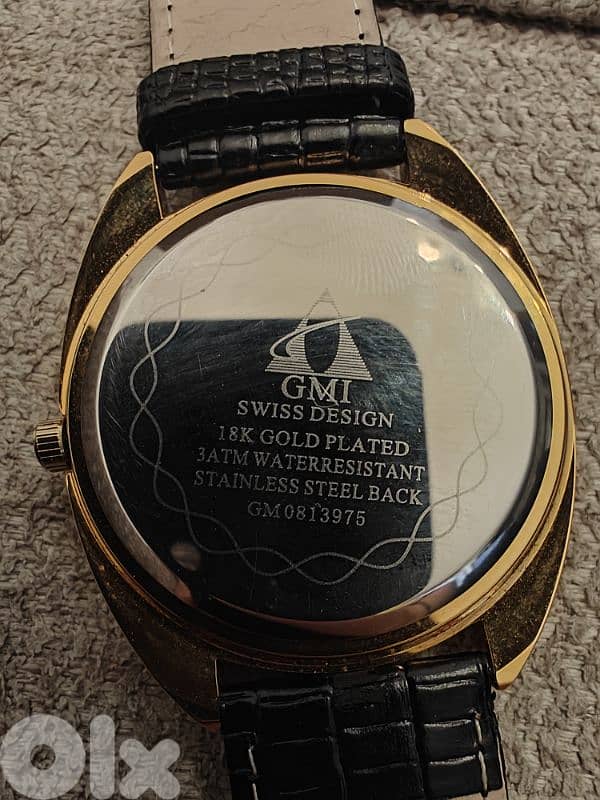GMI 18k gold plated watch 5
