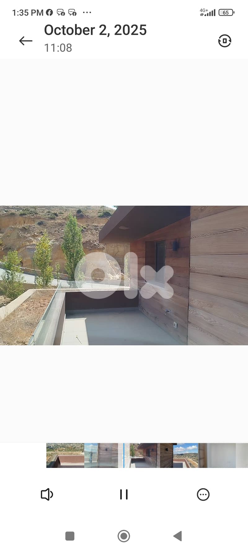 90 m. Chalet+ open view+ terrace in Faqra Red Rock for rent 6