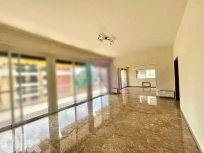 3 bedroom apartment+partial sea view 4rent in Rabieh - شقة في الرابية