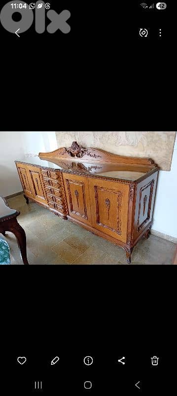 Dining room full set 8 chairs لأسبوع فقط 5